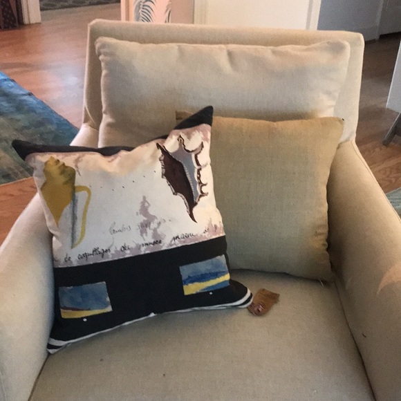 New pair 2 Etsy set lot bundle Beach shell seashell throw pillows - Picture 12 of 13